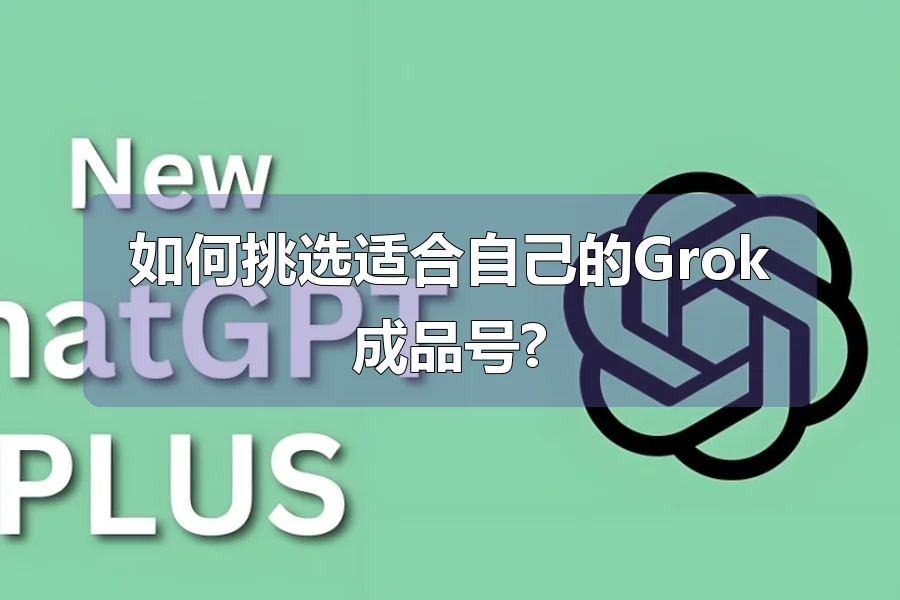 如何挑选适合自己的Grok成品号?