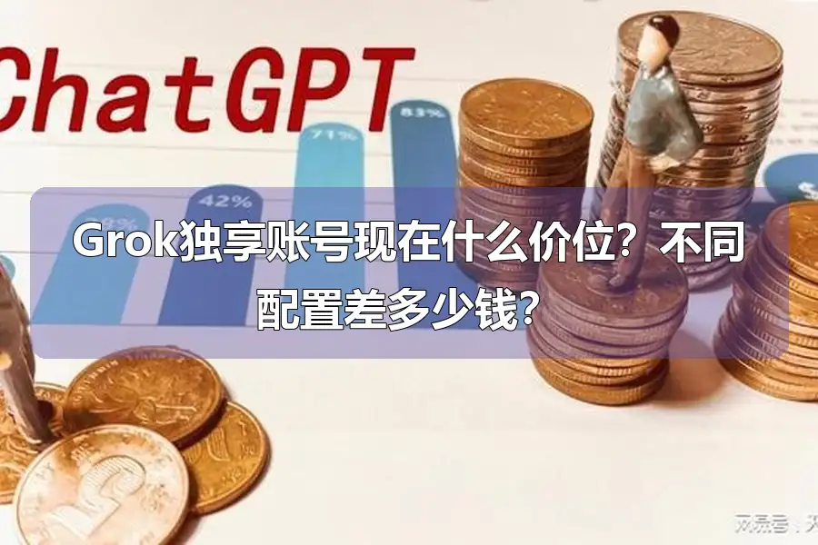 Grok独享账号现在什么价位？不同配置差多少钱？