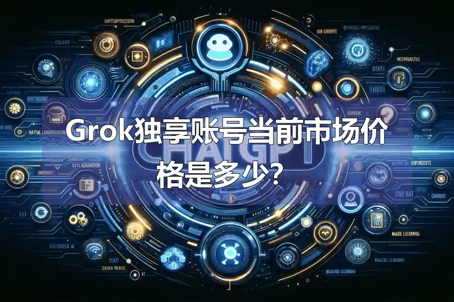 Grok独享账号当前市场价格是多少？